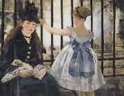 Edouard Manet Le Chemin de Fer,Gare Saint-Lazare (mk40) oil painting picture wholesale